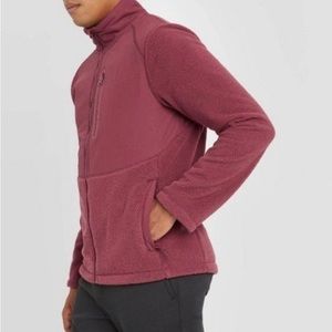 NWT All In Motion Fleece Jacket, Maroon